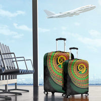 Vanuatu Tribal Tattoo with Namele Leaves Luggage Cover