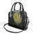 Vanuatu Tribal Tattoo with Namele Leaves Shoulder Handbag