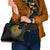 Vanuatu Tribal Tattoo with Namele Leaves Shoulder Handbag