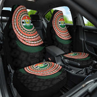 Penama Tribal Tattoo with Namele Leaves Car Seat Cover