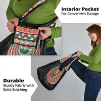 Penama Tribal Tattoo with Namele Leaves Grocery Bag