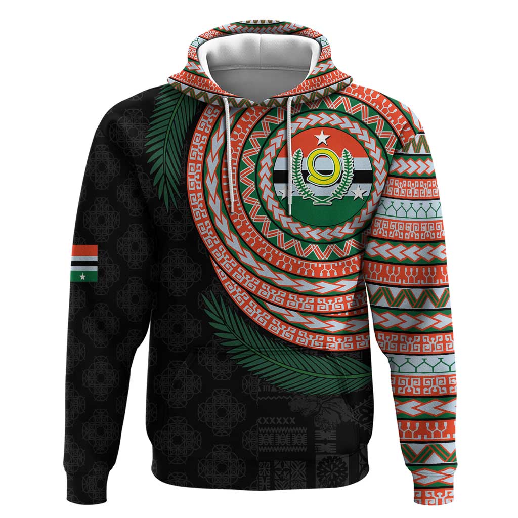 Penama Tribal Tattoo with Namele Leaves Hoodie