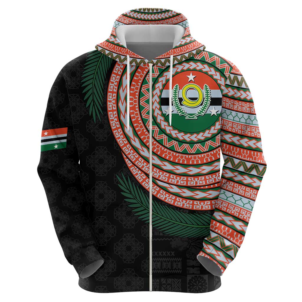 Penama Tribal Tattoo with Namele Leaves Hoodie