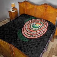 Penama Tribal Tattoo with Namele Leaves Quilt