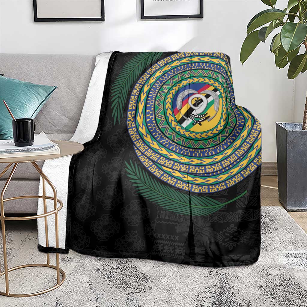 Torba Tribal Tattoo with Namele Leaves Blanket