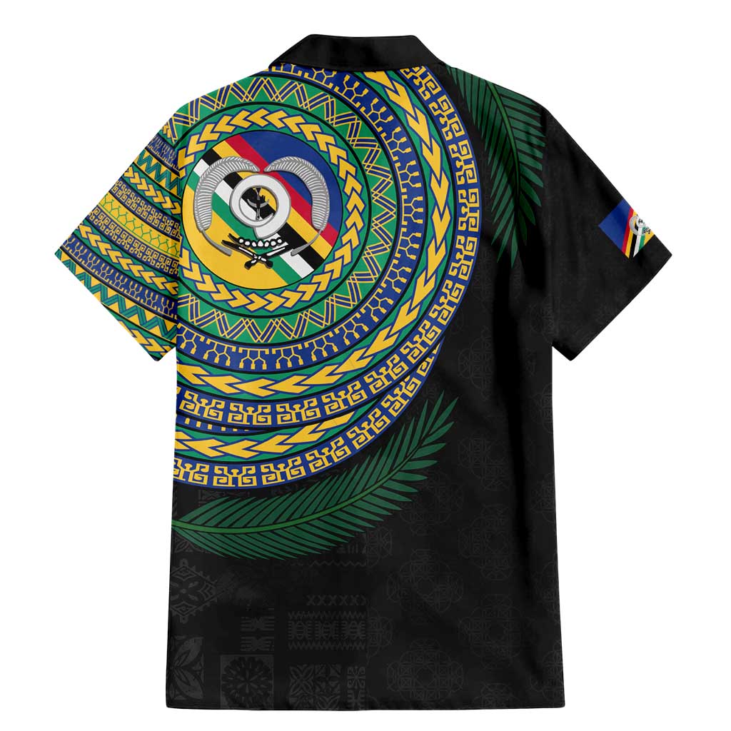 Torba Tribal Tattoo with Namele Leaves Family Matching Mermaid Dress and Hawaiian Shirt