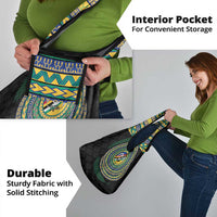 Torba Tribal Tattoo with Namele Leaves Grocery Bag