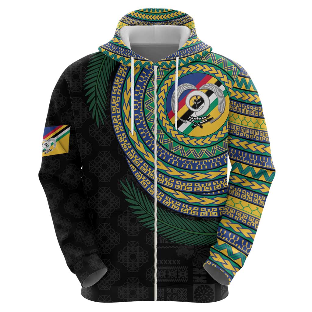 Torba Tribal Tattoo with Namele Leaves Hoodie