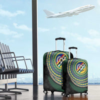 Torba Tribal Tattoo with Namele Leaves Luggage Cover