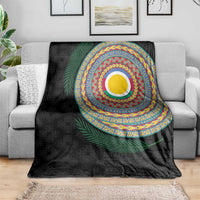 Shefa Tribal Tattoo with Namele Leaves Blanket