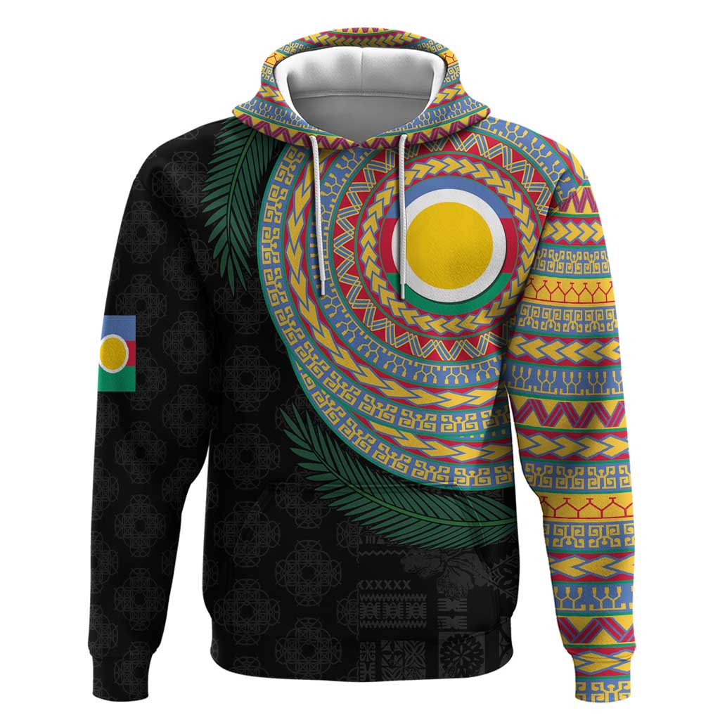 Shefa Tribal Tattoo with Namele Leaves Hoodie