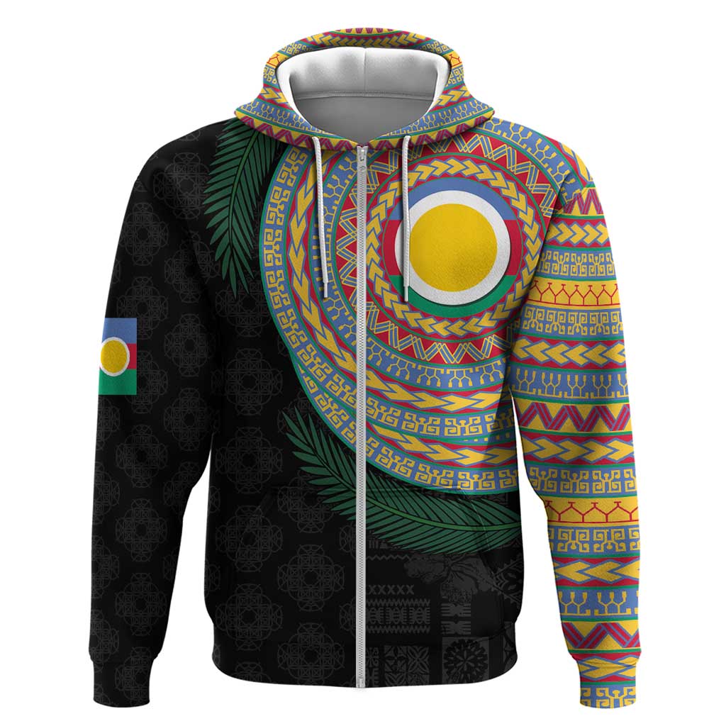 Shefa Tribal Tattoo with Namele Leaves Hoodie