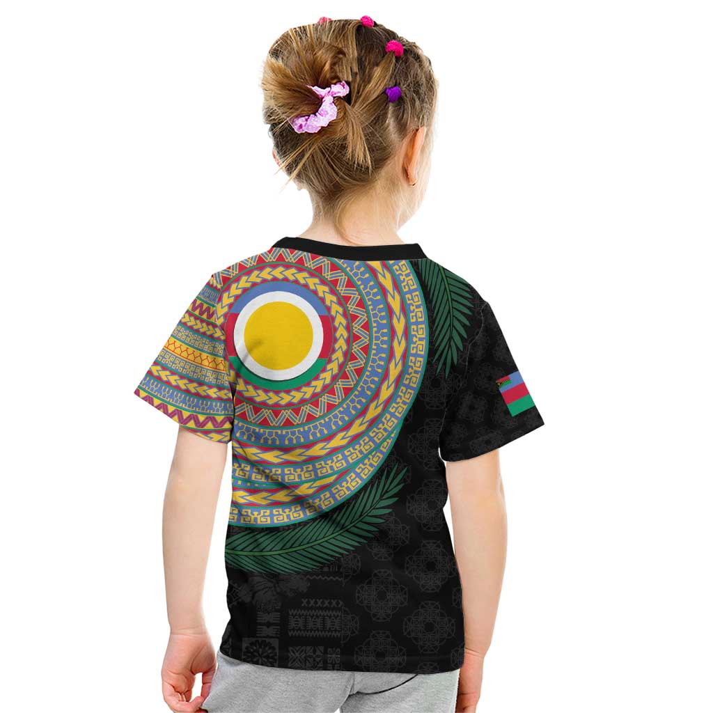 Shefa Tribal Tattoo with Namele Leaves Kid T Shirt LT03 - Polynesian Pride