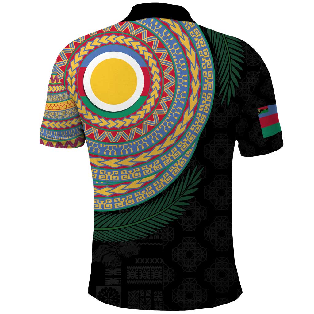 Shefa Tribal Tattoo with Namele Leaves Polo Shirt LT03 - Polynesian Pride