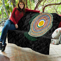 Shefa Tribal Tattoo with Namele Leaves Quilt