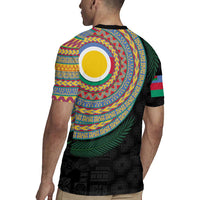 Shefa Tribal Tattoo with Namele Leaves Rugby Jersey