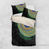 Tafea Tribal Tattoo with Namele Leaves Bedding Set