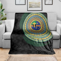 Tafea Tribal Tattoo with Namele Leaves Blanket