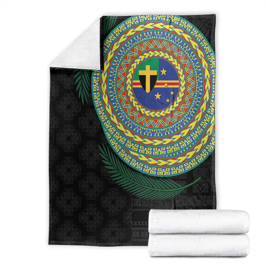 Tafea Tribal Tattoo with Namele Leaves Blanket