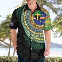 Tafea Tribal Tattoo with Namele Leaves Hawaiian Shirt