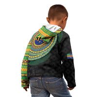 Tafea Tribal Tattoo with Namele Leaves Kid Hoodie LT03 - Polynesian Pride