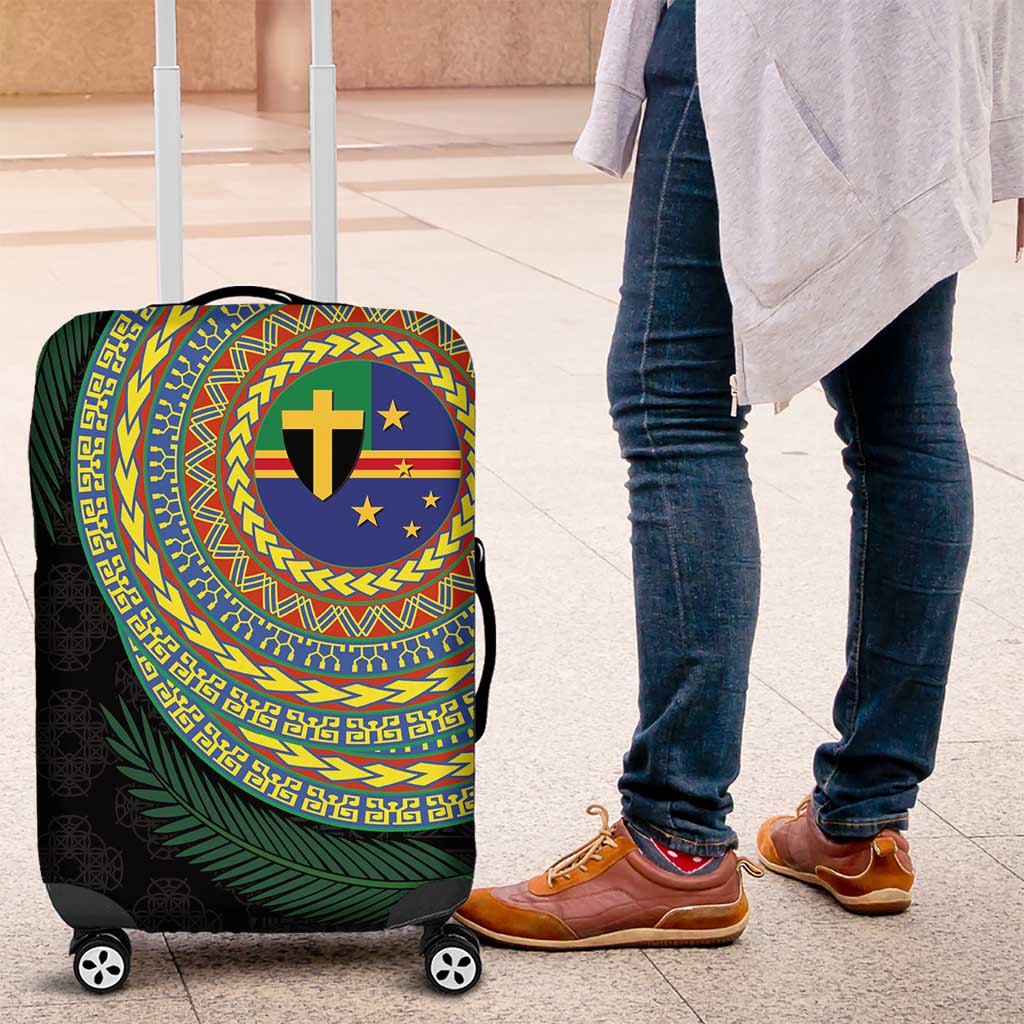 Tafea Tribal Tattoo with Namele Leaves Luggage Cover