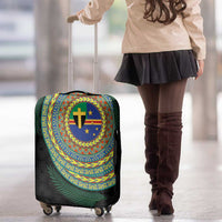 Tafea Tribal Tattoo with Namele Leaves Luggage Cover
