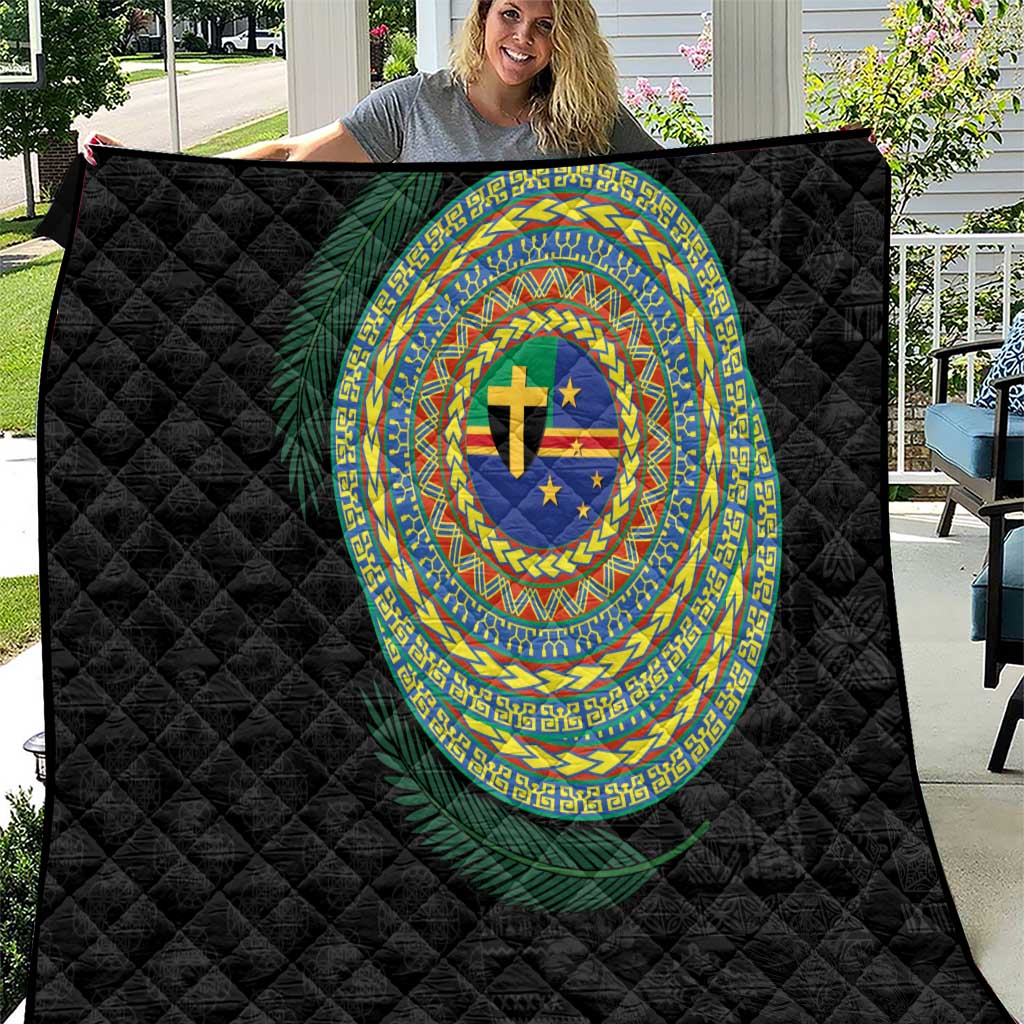 Tafea Tribal Tattoo with Namele Leaves Quilt