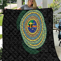 Tafea Tribal Tattoo with Namele Leaves Quilt