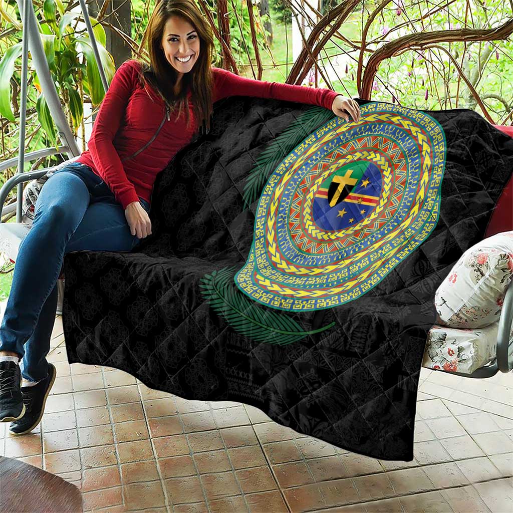 Tafea Tribal Tattoo with Namele Leaves Quilt