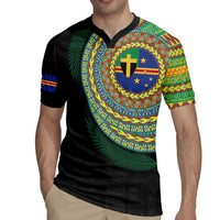 Tafea Tribal Tattoo with Namele Leaves Rugby Jersey