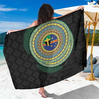 Tafea Tribal Tattoo with Namele Leaves Sarong