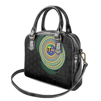 Tafea Tribal Tattoo with Namele Leaves Shoulder Handbag