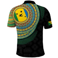 Malampa Tribal Tattoo with Namele Leaves Polo Shirt LT03 - Polynesian Pride