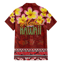 Aloha Plumeria Flowers Family Matching Mermaid Dress and Hawaiian Shirt With Hawaiian Style Tapa Tribal