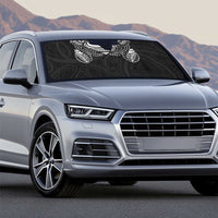 Super Samoan Traditional Tribal Art Tattoos Auto Sun Shade Black Color - Polynesian Pride