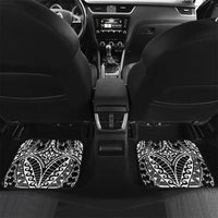 Super Samoan Traditional Tribal Art Tattoos Car Mats Black Color - Polynesian Pride