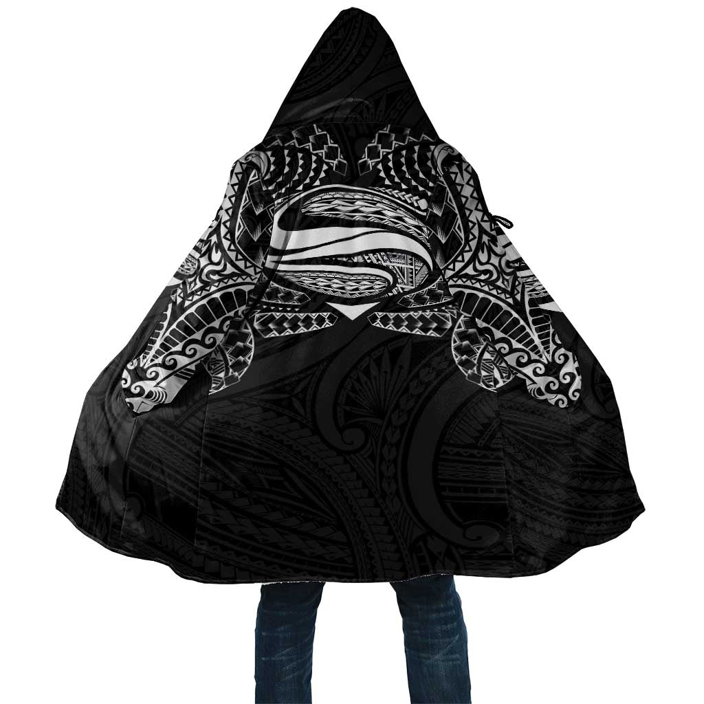 Super Samoan Traditional Tribal Art Tattoos Cloak Black Color - Polynesian Pride