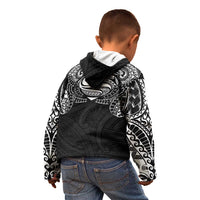 Super Samoan Traditional Tribal Art Tattoos Kid Hoodie Black Color LT03 - Polynesian Pride
