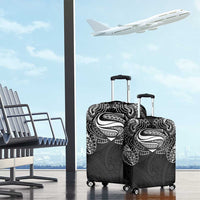 Super Samoan Traditional Tribal Art Tattoos Luggage Cover Black Color - Polynesian Pride