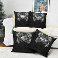 Super Samoan Traditional Tribal Art Tattoos Pillow Cover Black Color - Polynesian Pride