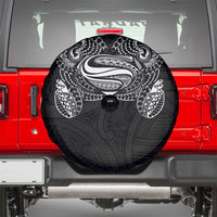 Super Samoan Traditional Tribal Art Tattoos Spare Tire Cover Black Color - Polynesian Pride