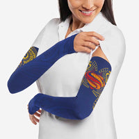 Super Samoan Traditional Tribal Art Tattoos Arm Sleeves Blue Color LT03 - Polynesian Pride