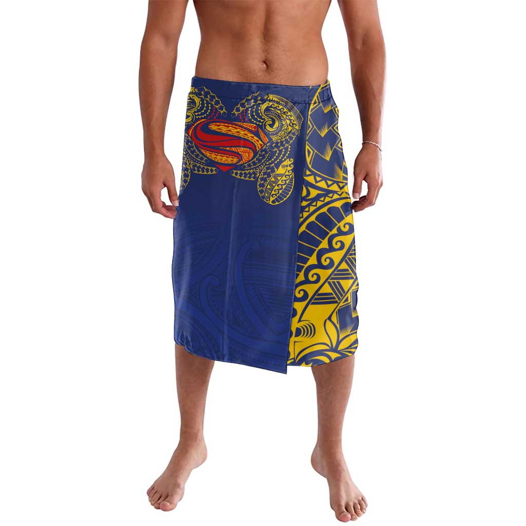 Super Samoan Traditional Tribal Art Tattoos Lavalava Blue Color - Polynesian Pride