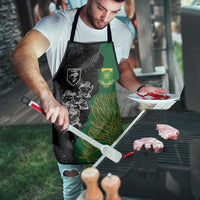 Aotearoa South Africa Rugby Freedom Cup Apron Kiwi Warriors Haka with King Protea Symbol LT03 - Polynesian Pride