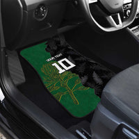 Aotearoa South Africa Rugby Freedom Cup Car Mats Kiwi Warriors Haka with King Protea Symbol - Polynesian Pride