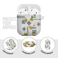 Hawaiian Quilts AirPods Case Tropical Fruits and Plants