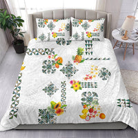 Hawaiian Quilts Bedding Set Tropical Fruits and Plants