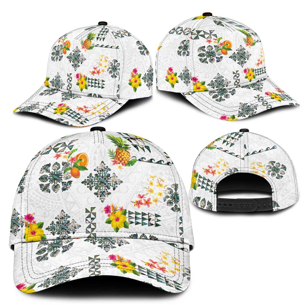 Hawaiian Quilts Classic Cap Tropical Fruits and Plants
