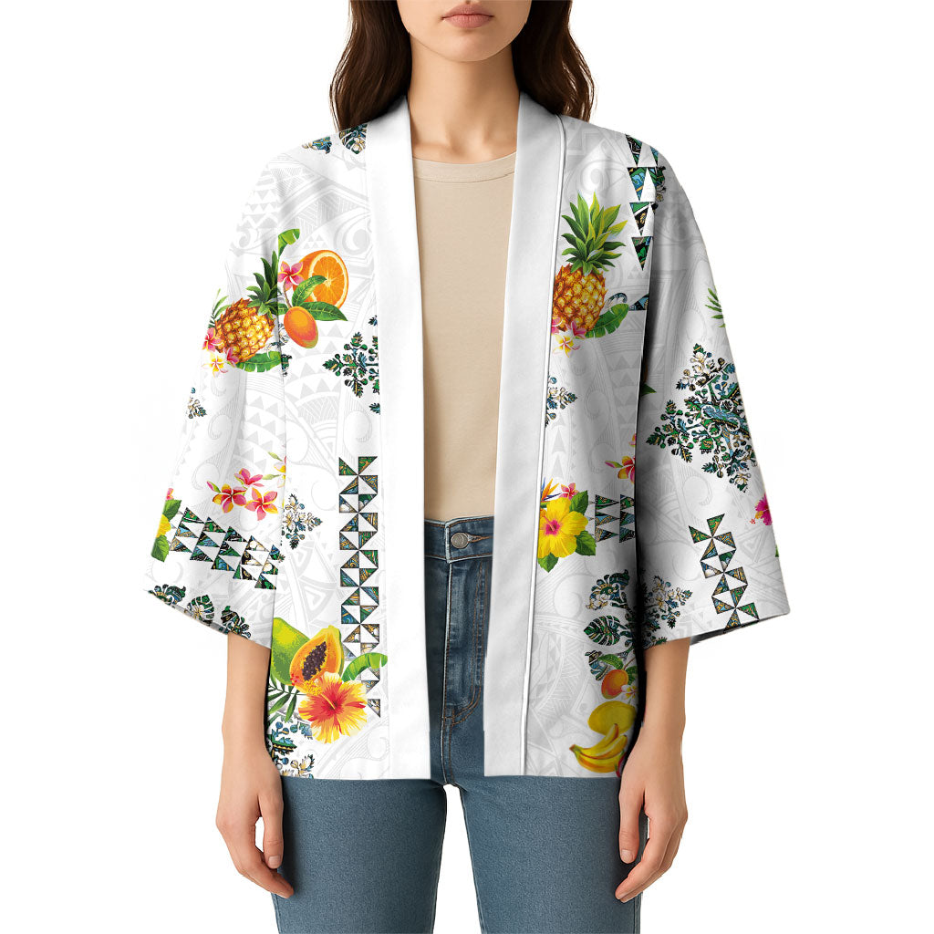 Hawaiian Quilts Kimono Tropical Fruits and Plants